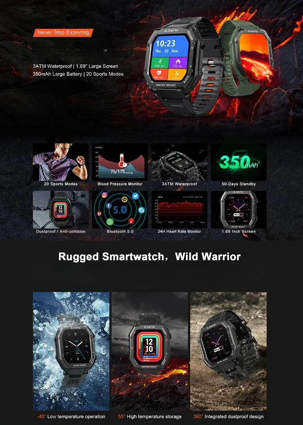 Legend Forge™ Rugged Smartwatch